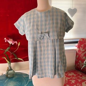 50’s Cotton Plead Pregnancy tunic